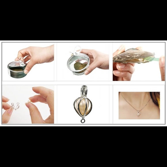 Love Pear Dream Catcher Necklace DIY Oyster Opening Kit - Picture 3 of 6